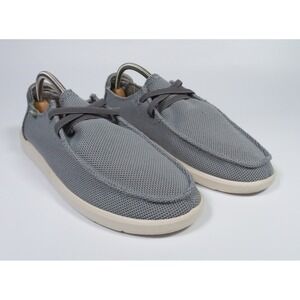 Sanuk Shaka Lite SL Mesh Shoes Mens Size 9.5 Gray Comfort Loafer‎ Lightweight